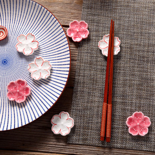 Japanese-style Cute Chopsticks Holder Chopsticks Holder Creative Chopsticks Holder Ceramic Exquisite Cushion Chopsticks Pillow Household Dining Table Chopsticks Holder Holder