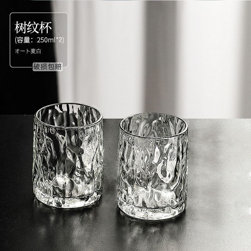 冰川玻璃杯套装杯子家用水杯水壶客厅加厚耐热喝水啤酒杯待客茶杯|undefined