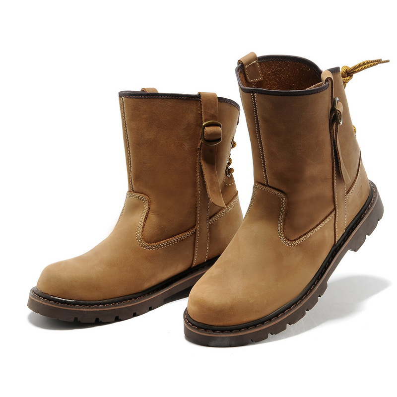 牛皮户外短靴男靴英伦女靴工装靴蒙古马靴潮流马丁靴复古机车靴子