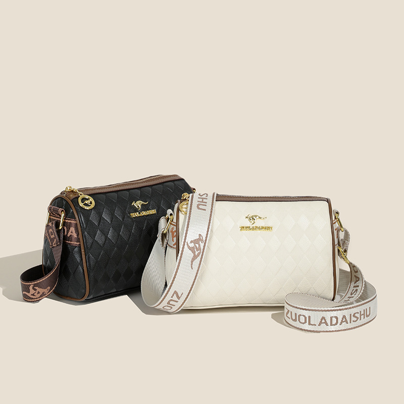 Nuevo bolso de almohada texturizado bolso de mujer Boston retro gran capacidad versátil bolso de hombro de moda versátil