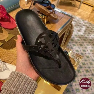 American TB travel plus size summer new sandals women's summer outer wear flat beach slippers women's flip-flops women's shoes