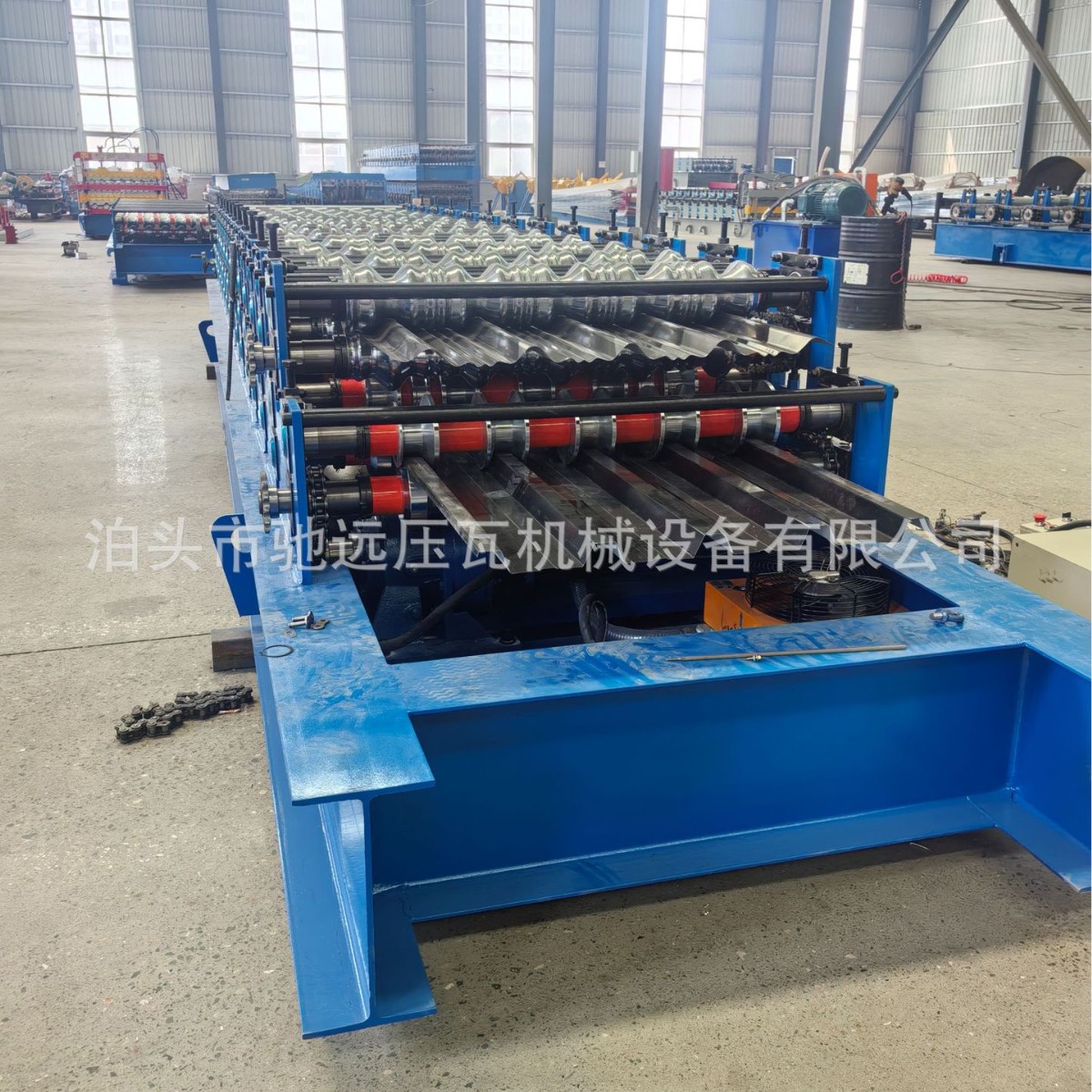 Color Steel Tile Press Machine Iron Sheet Fully Automatic Tile Press Machine Equipment Color Steel Tile Metal Cold Bending Forming Equipment