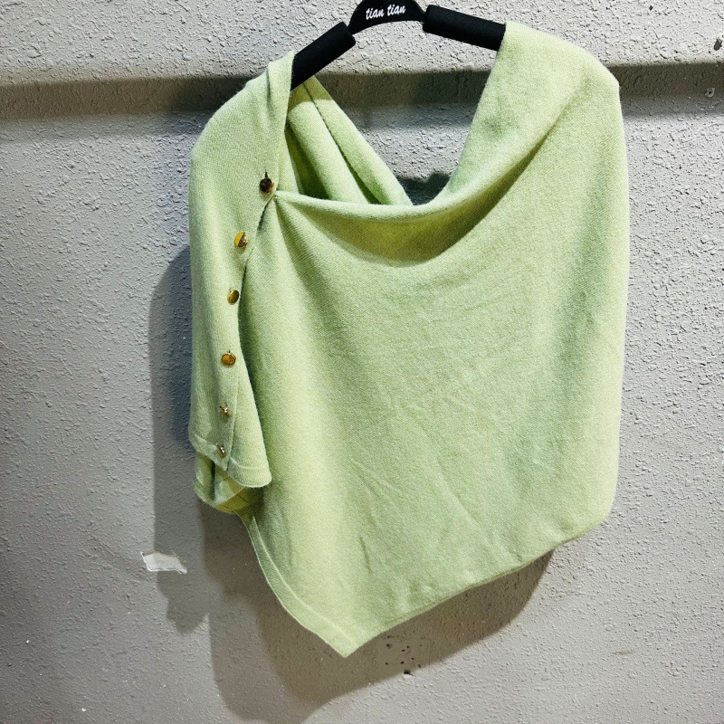 knitted woolen summer cloak
