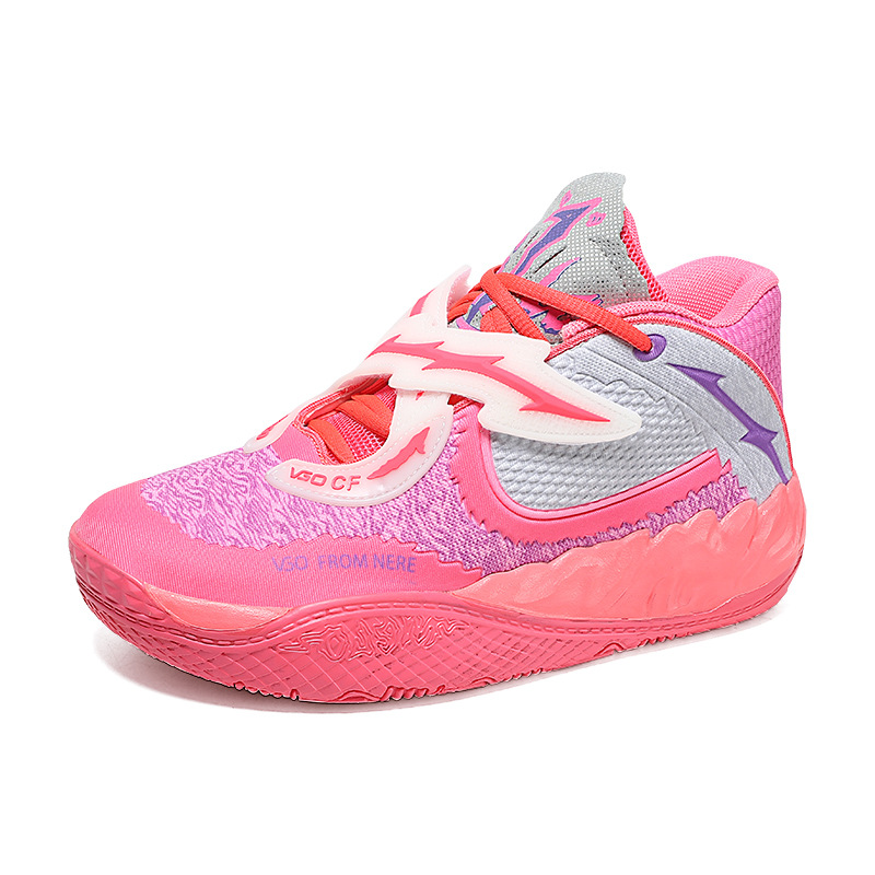 752 Men's and Women's Basketball Shoes, Spring, Autumn and Winter Mid-Low Top Velcro Mesh Fabric Couple Training Sneakers in Mandarin Duck Color