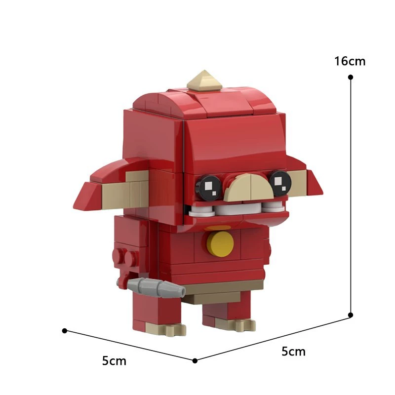 Конструктор MOC, совместимый с Lego 63737 Parlblin Haralu Pork Head Monster, игрушка окружение