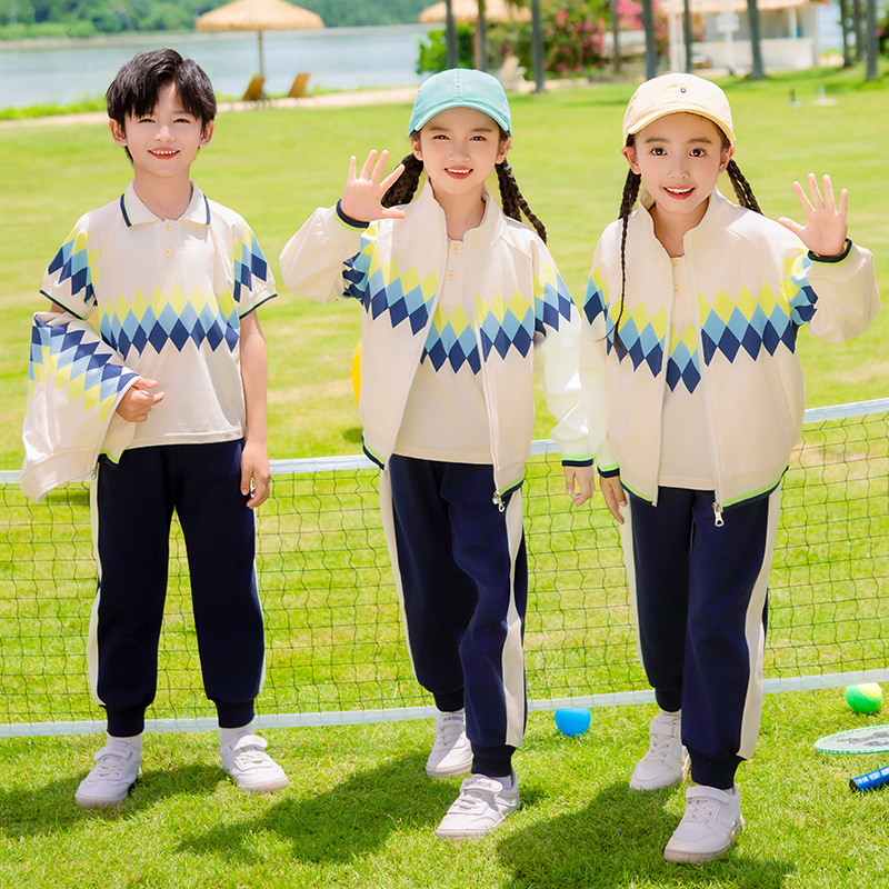 Kindergarten Garden Clothes suit Spring and Autumn Children's Games Group Activity Class Clothes Primary School Students' Sports School Uniform Class Clothes
