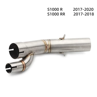 Motorcycle Exhaust Pipe Mid-Section S1000Rr Modified Exhaust Pipe Without Drum Mid-Section S1000R S1000 Rr (Motorcycle exhaust pipe) - s1000rr-2017-2018-s1000r-2017-2020