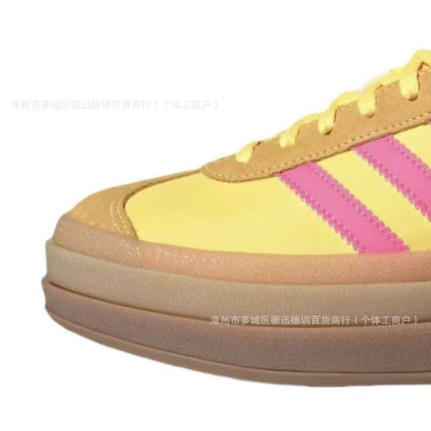 Подлинные оригинальные кожаные туфли Gazelle Adidas низкого кроя, массивная подошва, кроссовки, стиль змеи года, тренировочные кроссовки AD