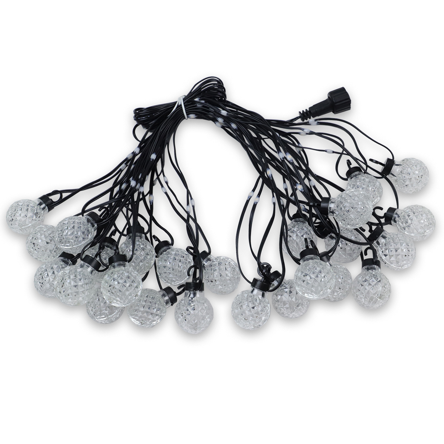 LED cadena de lámparas nueva G30 bola de piña cadena de lámparas de lámparas de camping impermeable decoración de luces de color LED nueva luz de Navidad