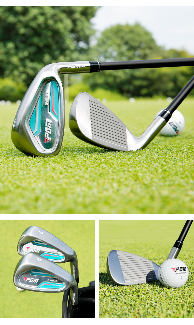 Gậy đánh gôn PGM số 7 tay phải – thân thép không gỉ / carbon, tập golf chuyên dụng — Sắt số P chi tiết 10