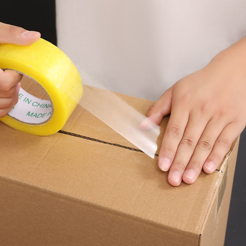 Cinta transparente de 100 metros de alta viscosidad y no es fácil de romper