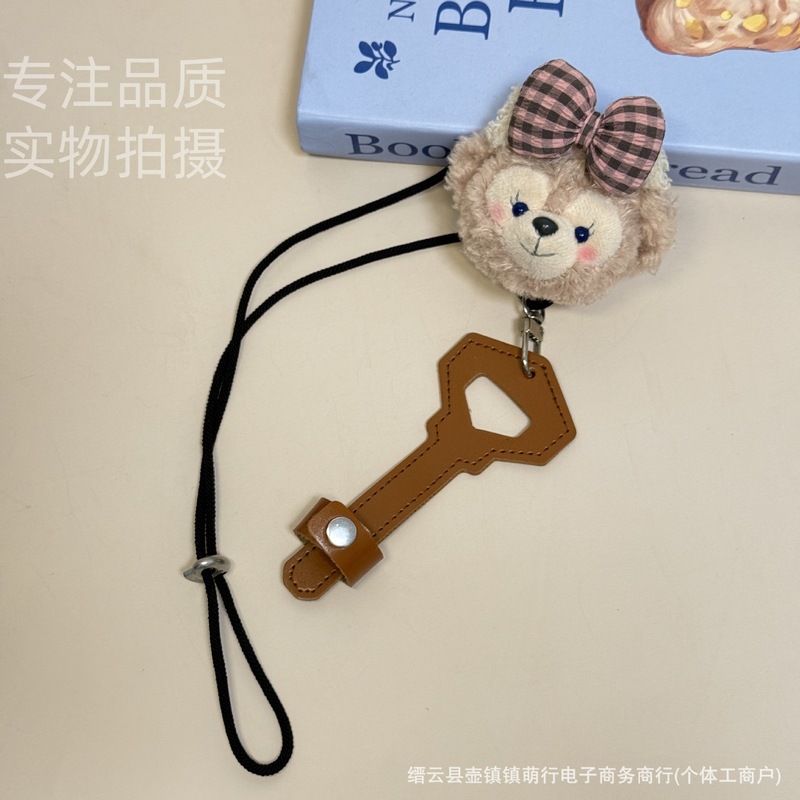 ダッフィーシャーリーローズベアぬいぐるみメガネストラップ落下防止ポータブル落下防止サングラス収納ストラップ首チェーン|undefined