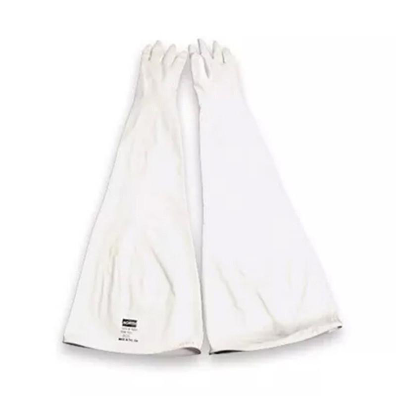 霍尼韦尔7Y1532A氯丁橡胶防化手套耐磨抗氧化耐酸碱干箱手套