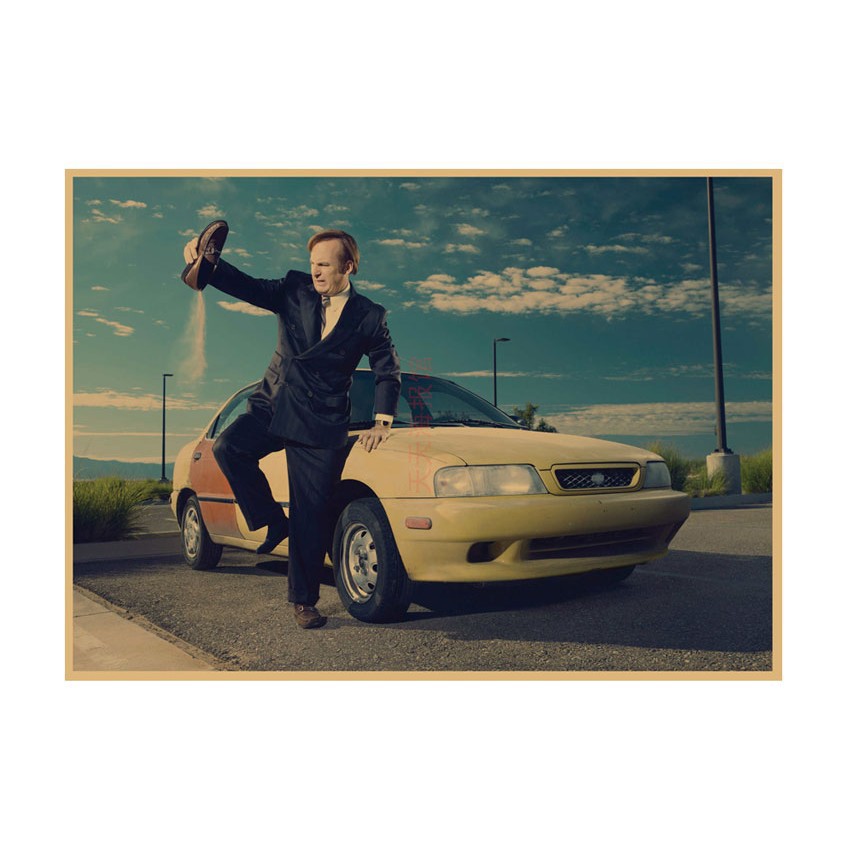 American TV coqueta abogado Better Call Saul poster Bar Cafe Kraft papel decorativo pintura de pared 542