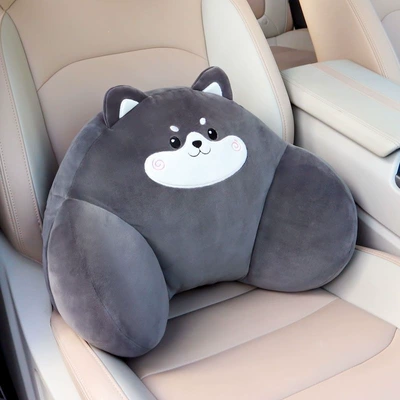 pair of car headrests and: Waist support - mysterious-erha-lumbar-support-pillow-single-pack