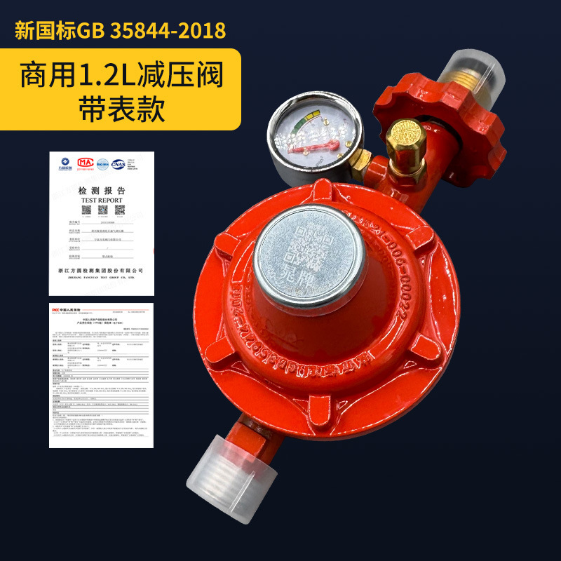 新しい国家標準 2.0L 減圧弁液化ガス天然ガス防爆減圧弁ガス自動閉鎖弁安全弁|undefined
