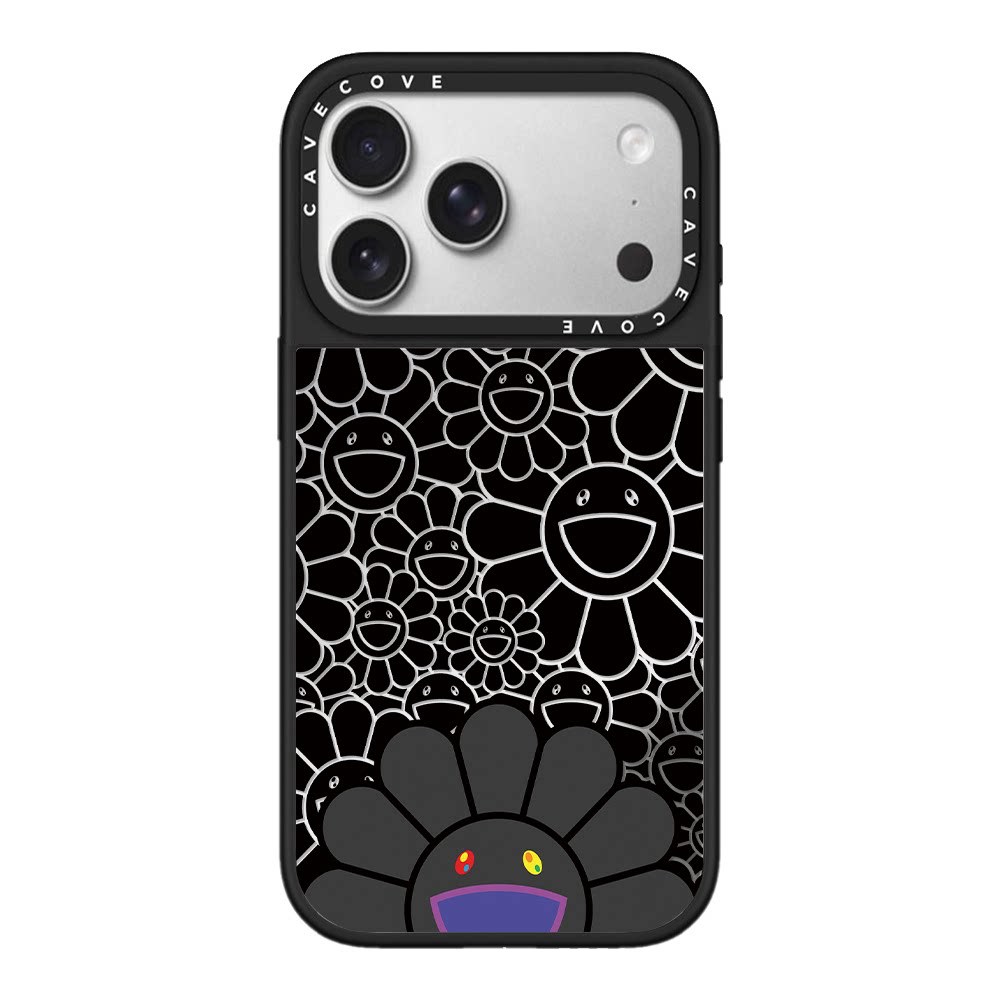 Black probe sunflower - authentic mirror finish
