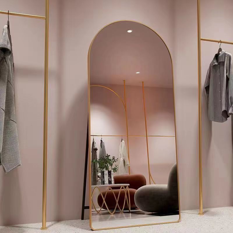 Espejo de cuerpo entero, espejo de suelo, dormitorio, tienda de ropa, espejo de prueba, espejo de vestimenta