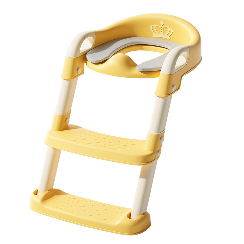 Inodoro infantil asiento tipo escalera para niños niñas escalera plegable marco cojín cubierta asiento anillo de inodoro para niños domésticos