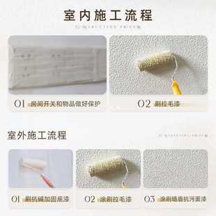 ✅ Art Paint Brushed Paint Indoor Household Diatom Mud Wall Texture Paint Elastic Particles Texture Exterior Wall Latte Art Painting