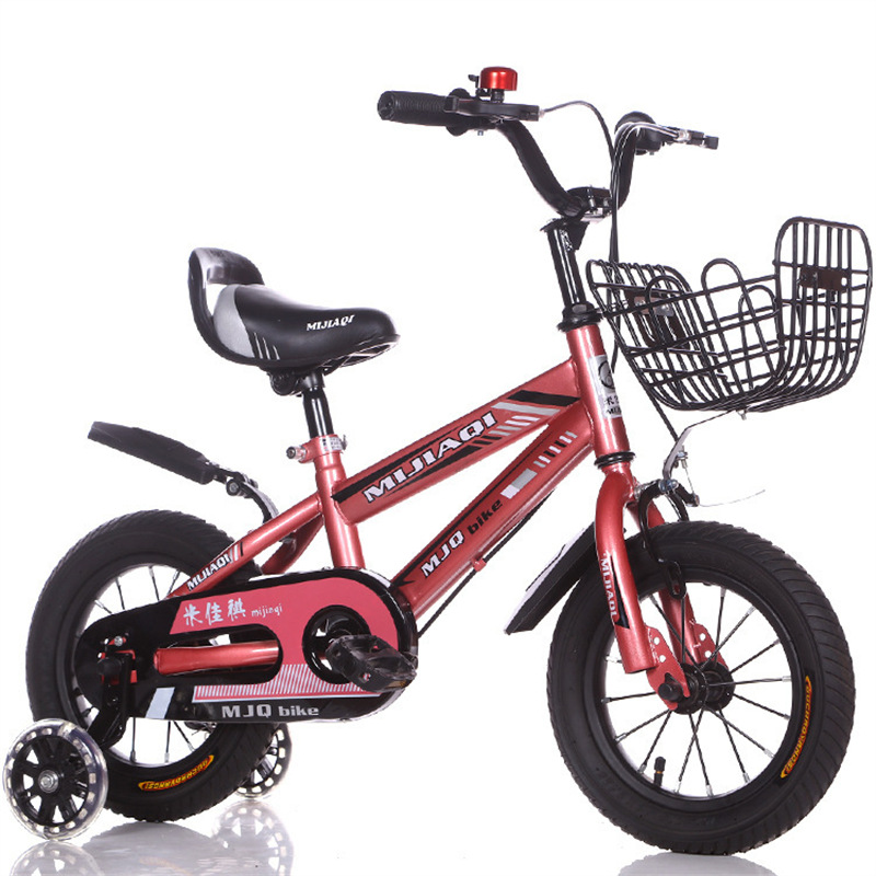 Bicicletas infantiles 12 - 14 - 16 - 18 - 20 pulgadas para niños y niñas con asiento trasero bicicleta cochecito para niños