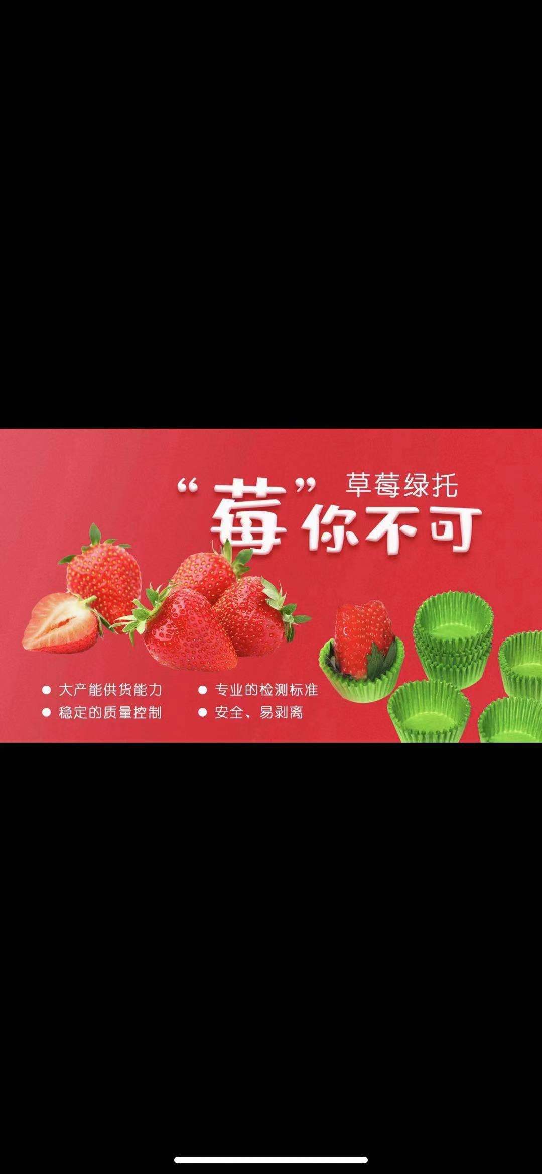 全自动草莓包装纸绿色草莓纸托成型机