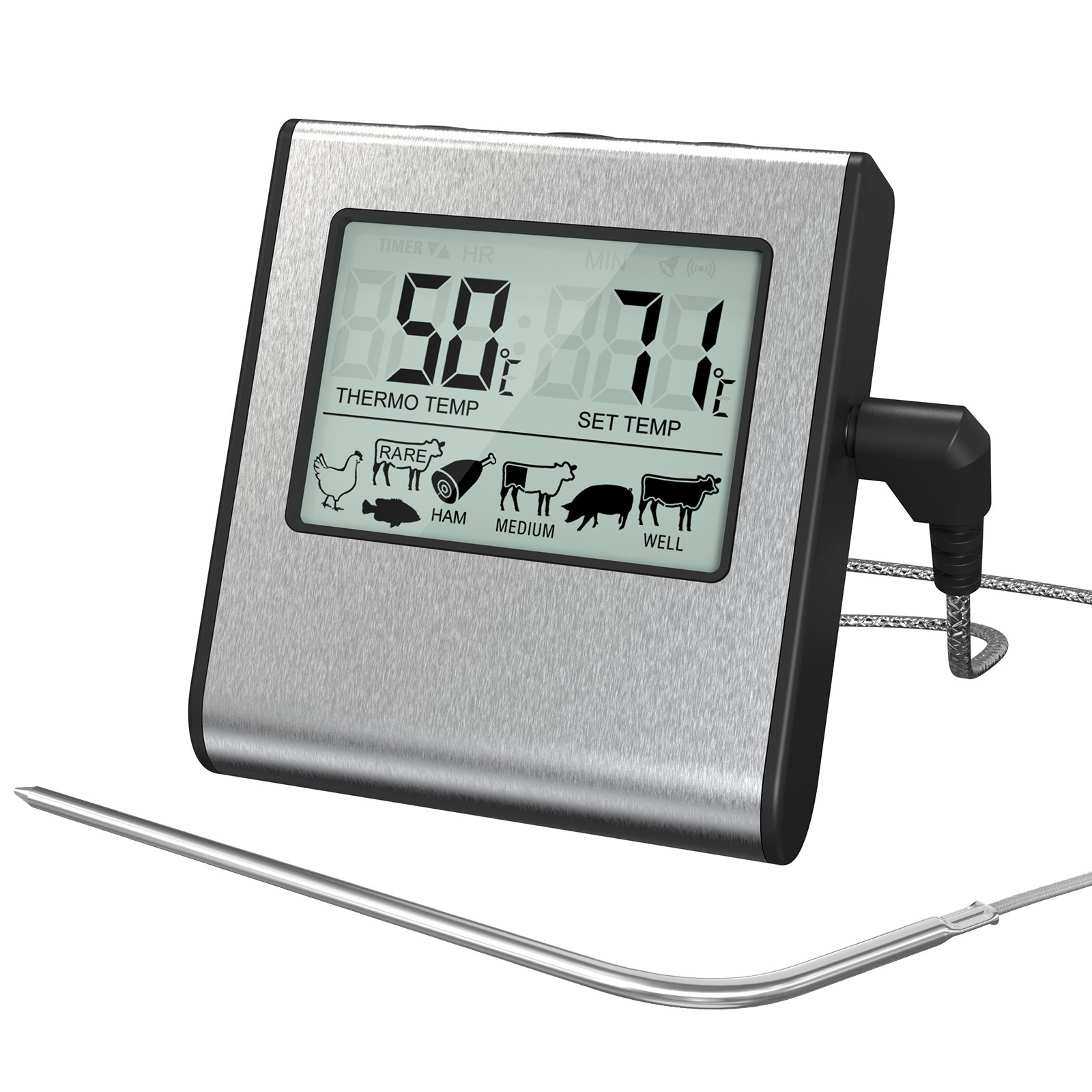 Termómetro digital de alimentos sonda electrónica para cocina BBQ carne aceite barbacoa image 6