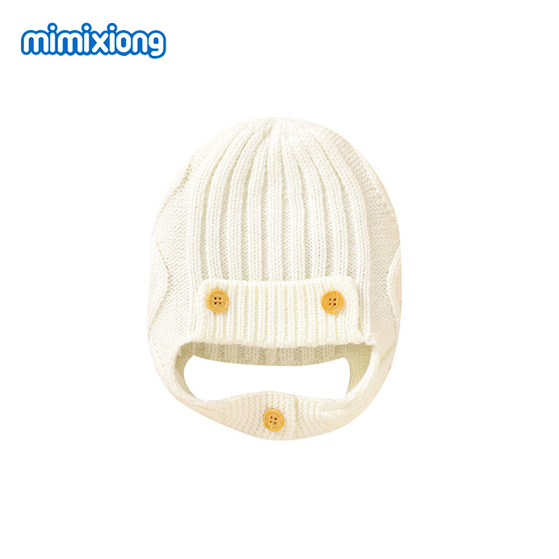 ins热卖秋冬婴儿可爱护耳保暖防风帽子