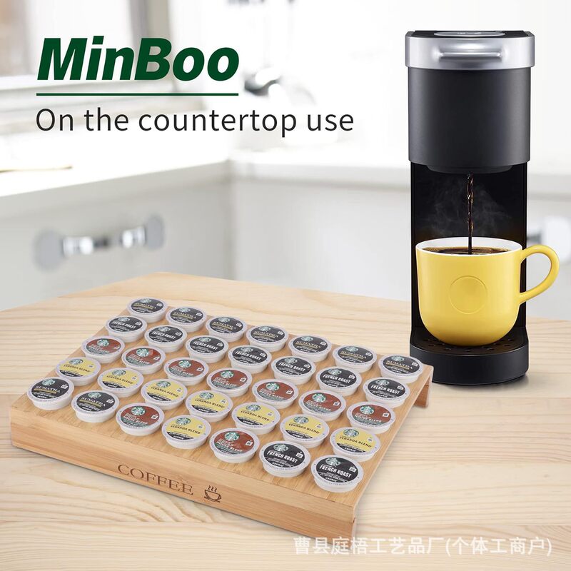 Cross-Border Bamboo Coffee Capsule Rack Drawer Coffee Bag Storage Rack Office Tea Bag Storage Rack Capsule Organizer Rack Cross-Border Bamboo Coffee Capsule Rack Drawer Coffee Bag Storage Rack Office Tea Bag Storage Rack Capsule Organizer Rack