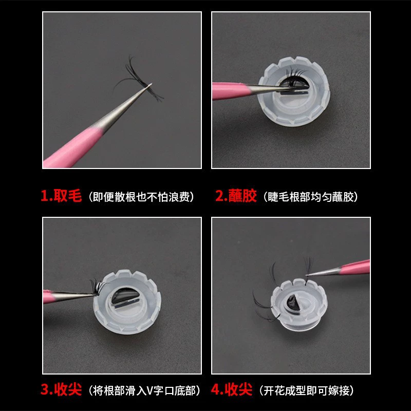 Eyelash extension, mountain tea for eyelashes, glue, ring solar-powered, custom-made