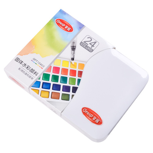 Master 10401 solid watercolor paint DIY art hand-painted materials washable children's watercolor paint set