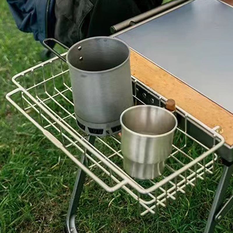 Stainless Steel Barbecue Seasoning Rack Custom Wholesale Outdoor Travel Charcoal Grill Special Accessories Kitchen Storage Rack