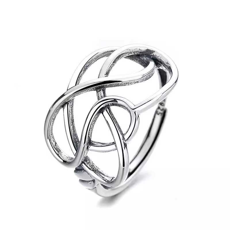 Vintage öppen ring influencer trend designsmycken_voghion.com