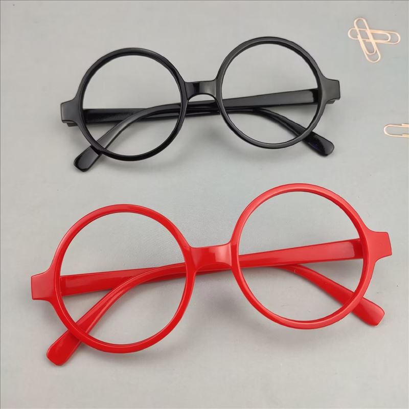 Children's Glasses Frame Alalei Harry Potter Trendy Round Frame Adult Parent-Child Photo Studio Photography Party Props Children's Glasses Frame Alalei Harry Potter Trendy Round Frame Adult Parent-Child Photo Studio Photography Party Props
