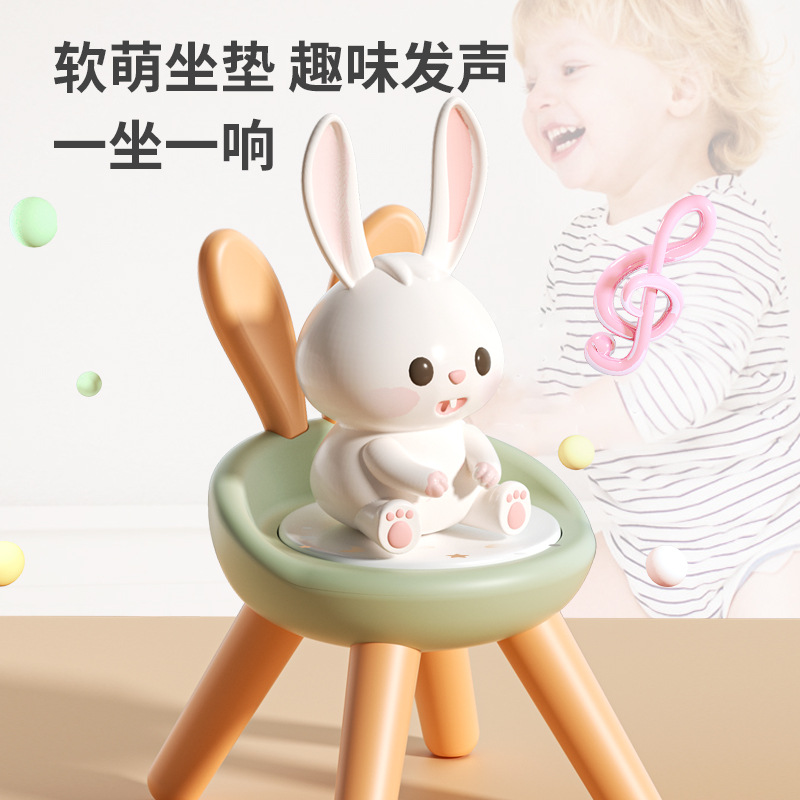 Children's plastic backrest chair multi-functional stool seat kindergarten chair baby home use small stool child table chair