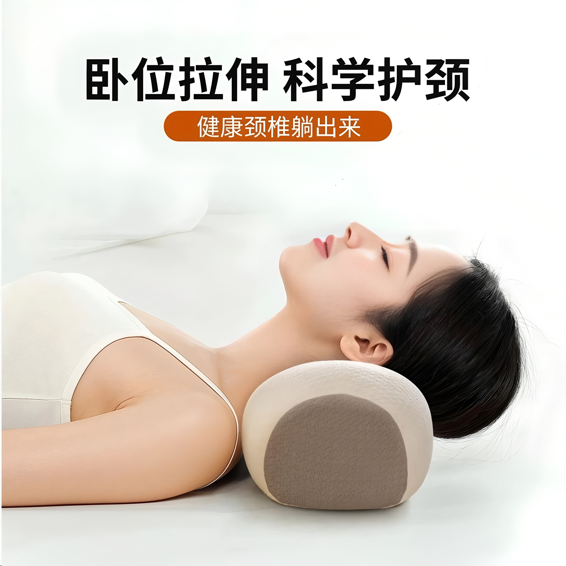 Madre e infante grano sarraceno columna vertebral cervical almohada para dormir para adultos un par de almohada de tracción invertida dormitorio almohada única image 3