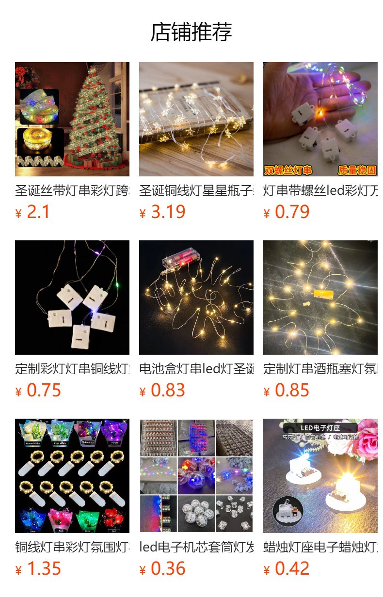 LED String Lights Copper Wire Bouquet Lights Cake Christmas Decoration Fairy Lights LED Strip Starry Night String Lights