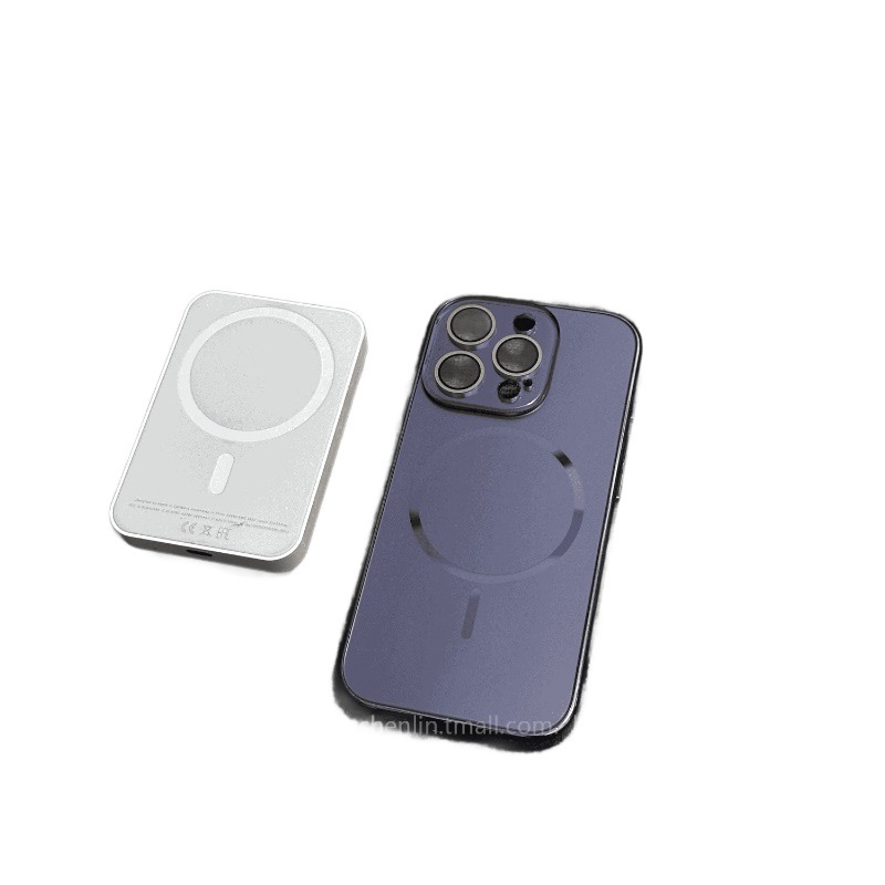 iPhone17電気メッキAGマット細円磁気吸着携帯電話ケース、Apple 16promax高級感レンズフィルムに適用|undefined