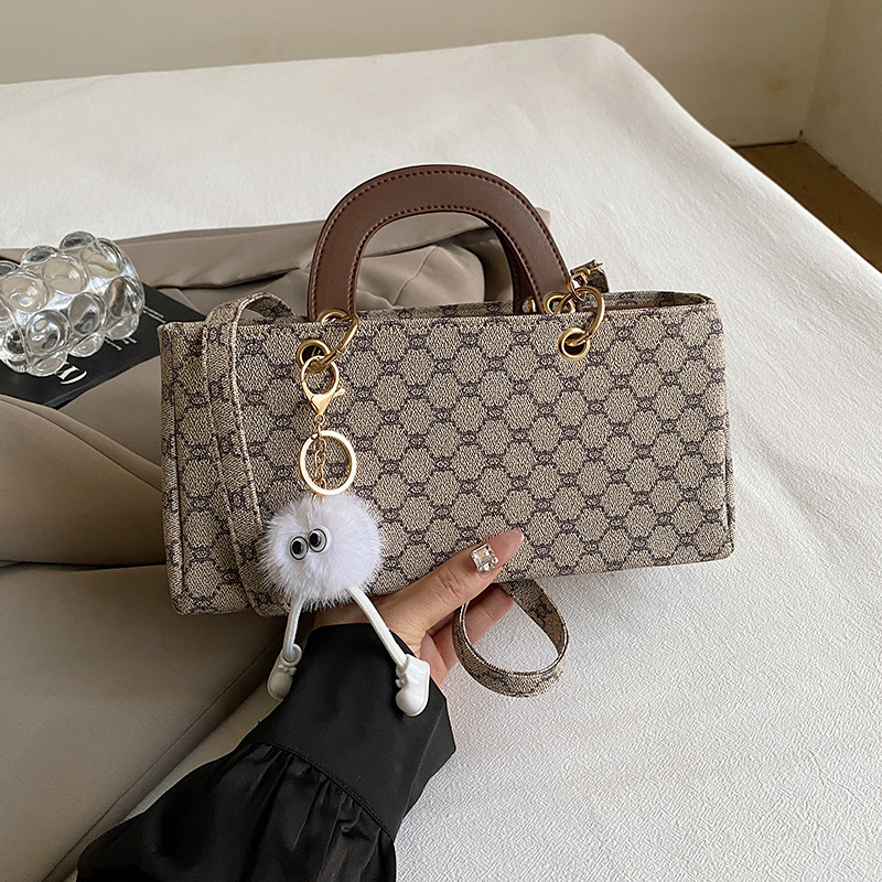 2024 otoño ocio nueva tendencia de moda simple bolso de mano estética de hombro bolso pequeño bolso cuadrado bolso de mujer