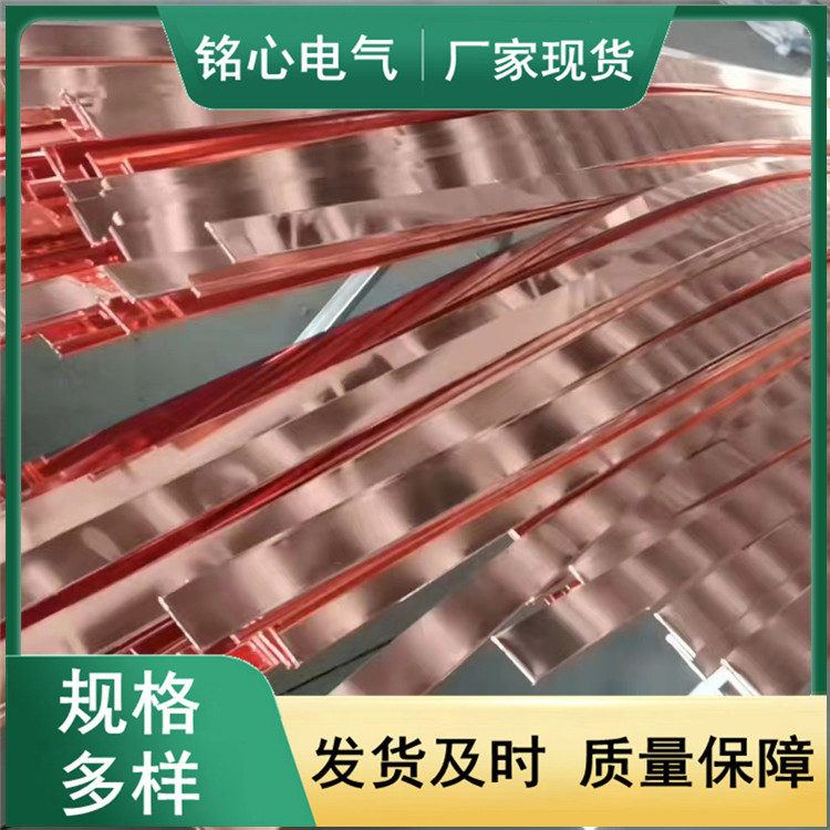 现货镀铜扁钢40*4 40*5 50*5 50*6 镀锡铜扁钢 铜包钢接地棒20 25