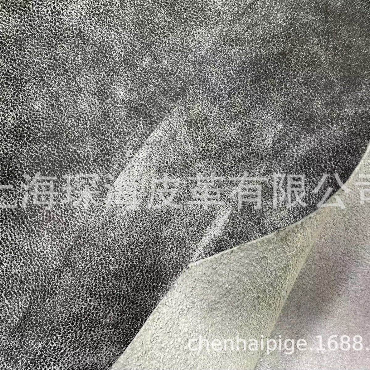 양가죽, 워시 양가죽, 디스트레스드 양가죽, 레트로 스타일 가죽, 양가죽 원단, 전체 검정색