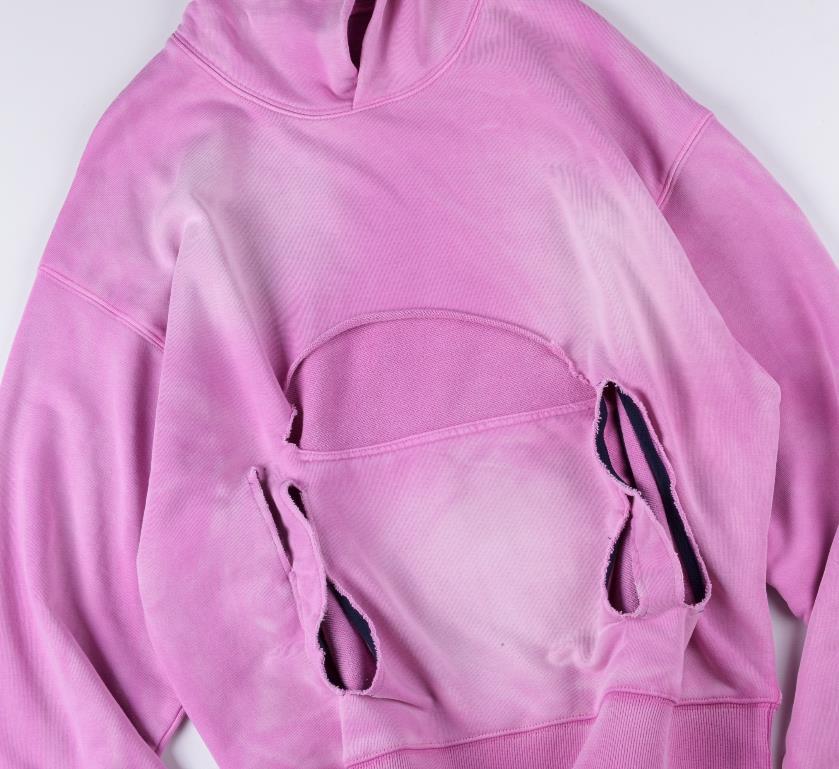 Sweatshirt com capuz unisexo lavado estilo casual trendy_voghion.com