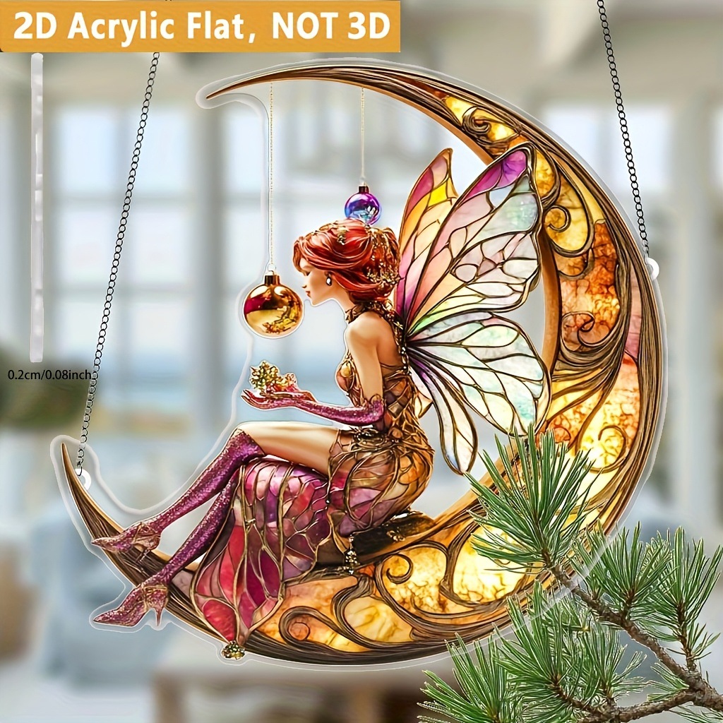 Amazon Wings 2D plano acrílico pared colgante ventana colgante para decoración interior y exterior