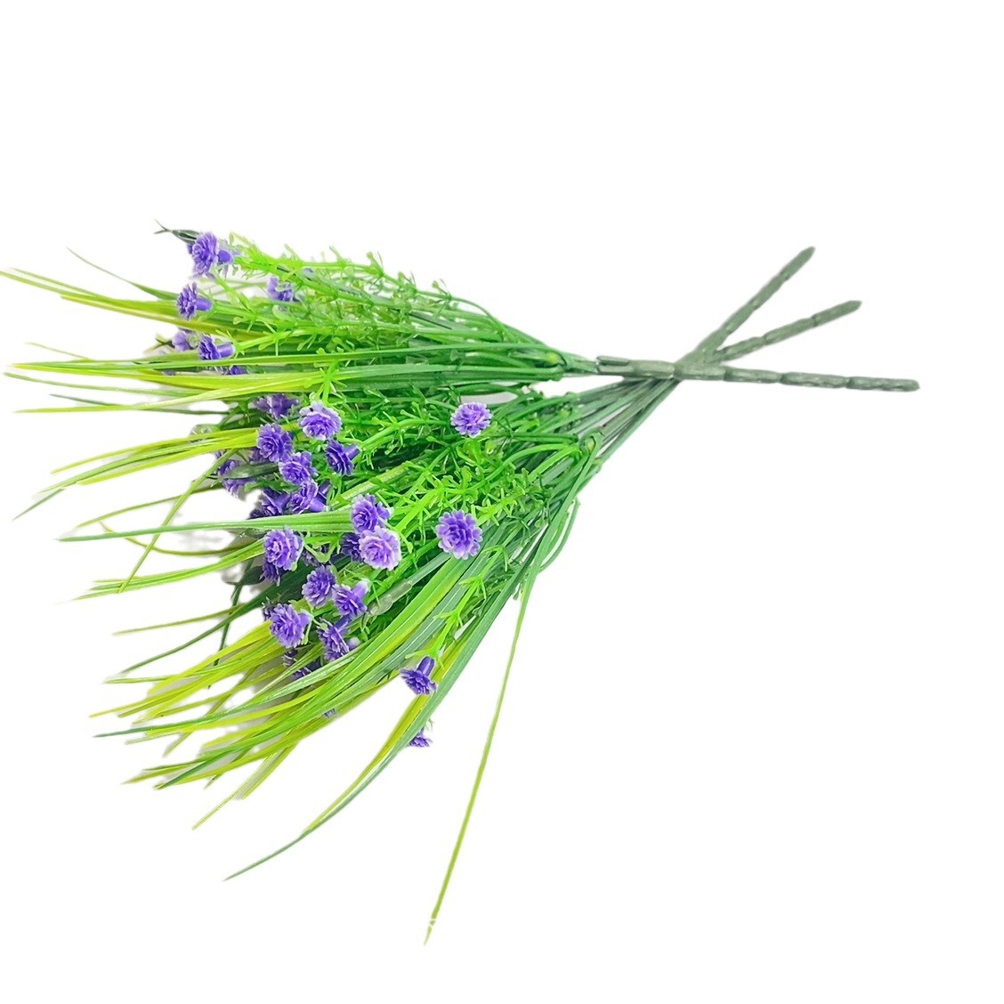 Jarrón de plástico ramo de aliento de bebé flor simulada de rosa pequeña flor falsa decorativa jardinera exterior decoración floral simulada