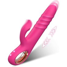女用伸缩震动棒脉冲强震自慰器电动性玩具外贸爆款