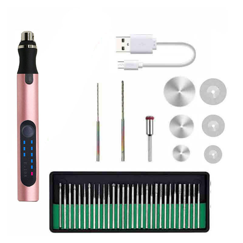 Máquina de grabado pequeña de mano de alta velocidad mini máquina de pulir eléctrica Jade carpintería máquina de grabado máquina de corte perforación taladro eléctrico