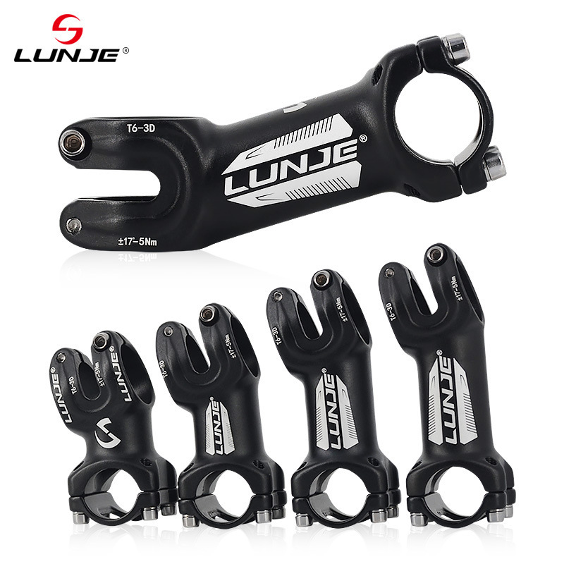 Lunje Kidsren's Balance Bike Stem, Positive and Negative 17-Degree Aluminum Alloy Forged Stem, 25.4mm Sliding Bike Stem Lunje Kidsren's Balance Bike Stem, Positive and Negative 17-Degree Aluminum Alloy Forged Stem, 25.4mm Sliding Bike Stem