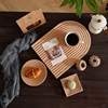 Scandinavian cutting board, props suitable for photo sessions, bread, delicacies