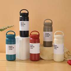 Cross-border 304 stainless steel insulated cup double-layer vacuum portable car-mounted insulated water cup Japanese element cup wholesale