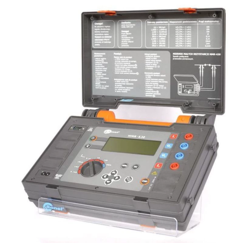 Sonel MMR-630 Высокоточный микромикрометр Тестер сопротивления Оборудование для тестирования промышленных энергетических систем